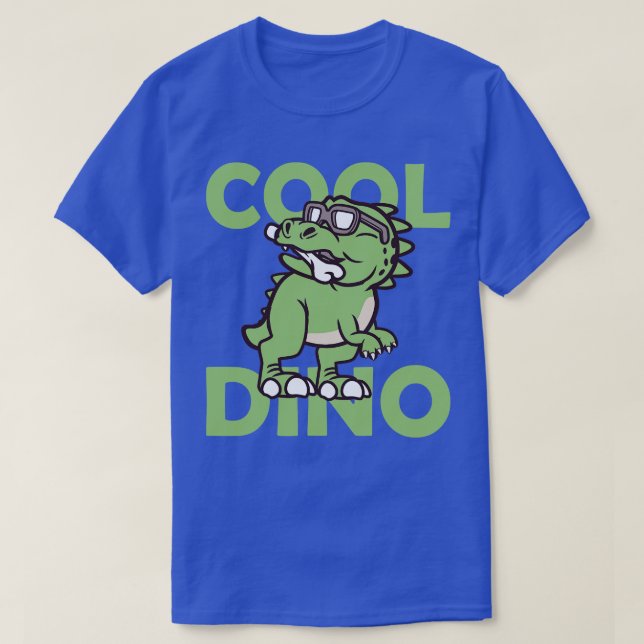 Coola Dino Dinosaur T Shirt (Design framsida)