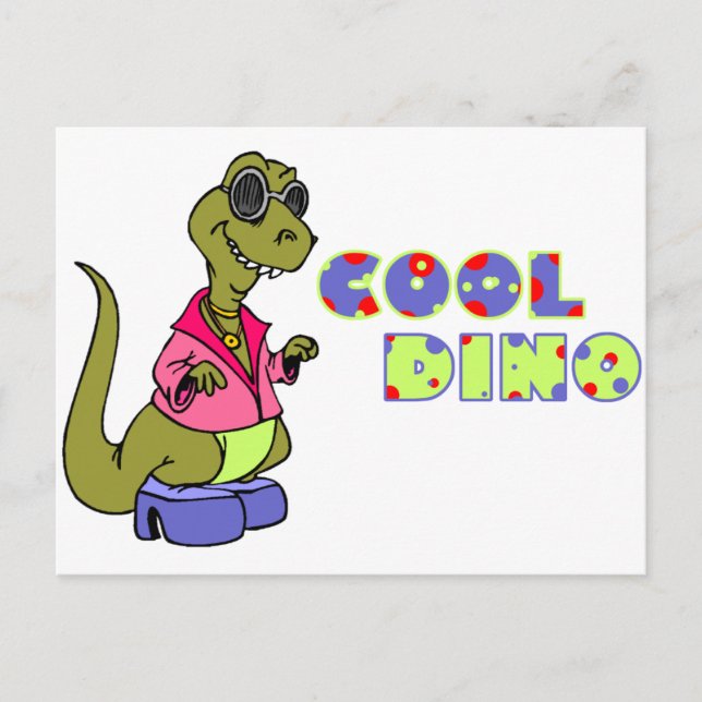 Coola Dino Vykort (Framsida)