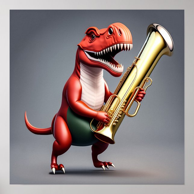 Coola Dinosaur - Art Print Poster (Framsidan)