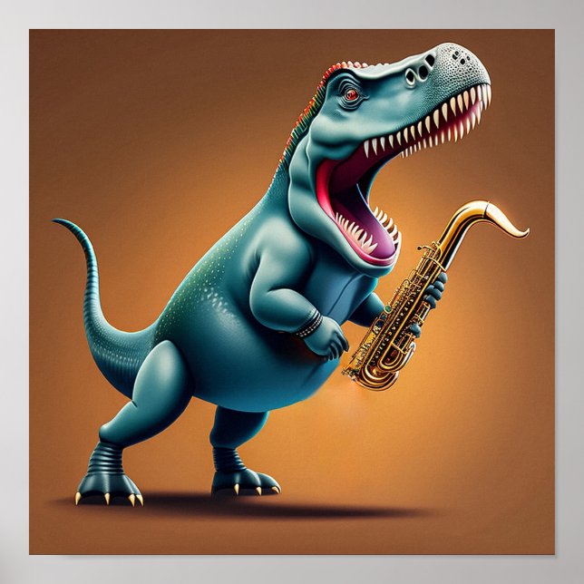 Coola Dinosaur - Art Print Poster (Framsidan)