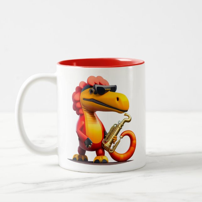 Coola Dinosaur Barn Mugg (Vänster)