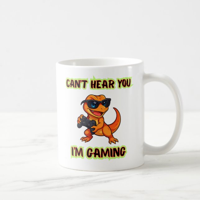 Coola Dinosaur Gamer Kaffemugg (Höger)