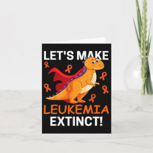 Coola Dinosaur gör att leukemi Cancer Utdödar Fu Kort
