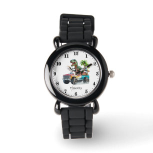 Coola Dinosaur Lastbil add namn Armbandsur