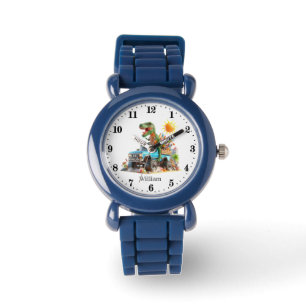 Coola Dinosaur Lastbil add namn Armbandsur