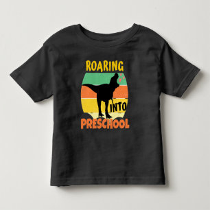 COOLA DINOSAUR - ROARING IN PRESCHOOL T SHIRT