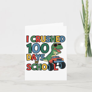 Coola Dinosaur T- rex Monster Lastbil krossade 100 Kort