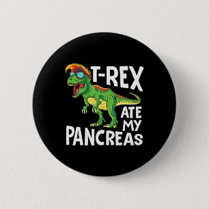 Coola Dinosaur Trex Ate My Pancreas Diabetes Aware Knapp