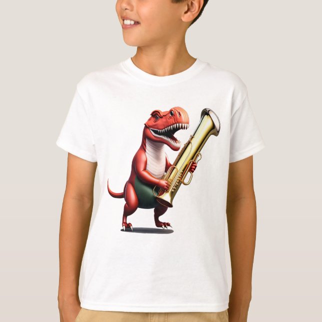 Coola Dinosaur Unisex Barn T-Shirt (Framsida)
