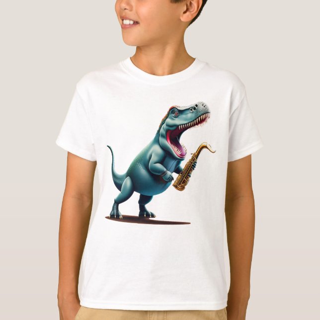Coola Dinosaur Unisex Barn T-Shirt (Framsida)