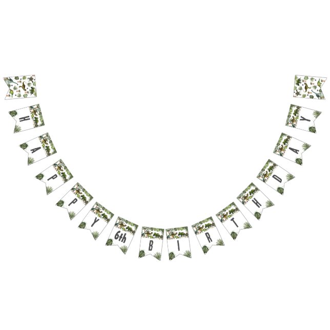 Coola Dinosaurs Jurassic Birthday Dekoration Vimplar (Alla)