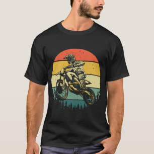 Coola Dirt Bike Art Manar Women Motocross Vintage T Shirt