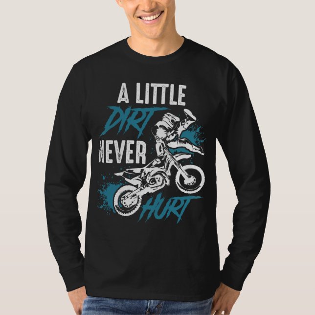 Coola Dirt Bike - Motocross T Shirt (Framsida)