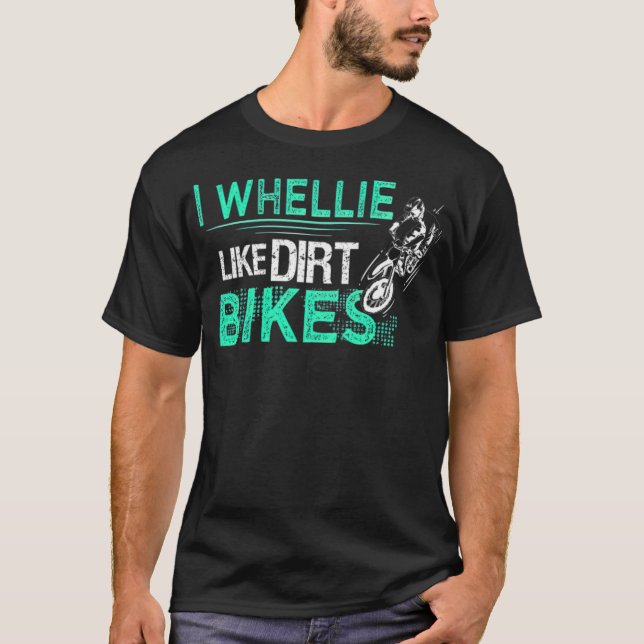 Coola Dirt Bike Out Motocross Gift  T Shirt (Framsida)