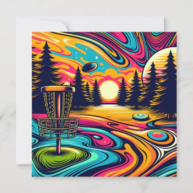 Coola Disk Golf Course vid Sunset (Framsida)