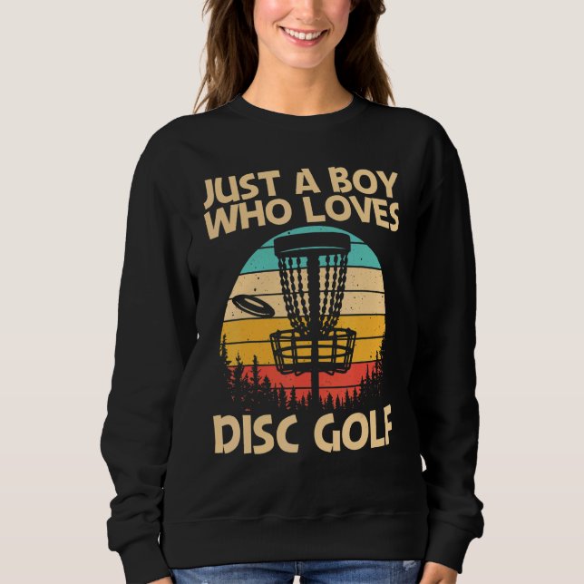 Coola Disk Golf for Boys Kids Disk Golf Player T Shirt (Framsida)