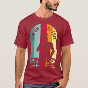 Coola DJ Image Disk Jockey Member Mixer Headset T Shirt