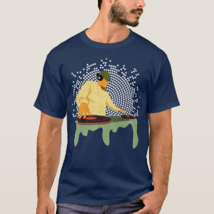 Coola DJ Klubb Mix Music Deejay spelar upp återuts T Shirt
