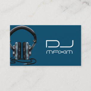 Coola DJ Music Affärskort Visitkort