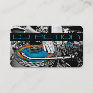 Coola DJ Music Klubb Entertainment Visitkort