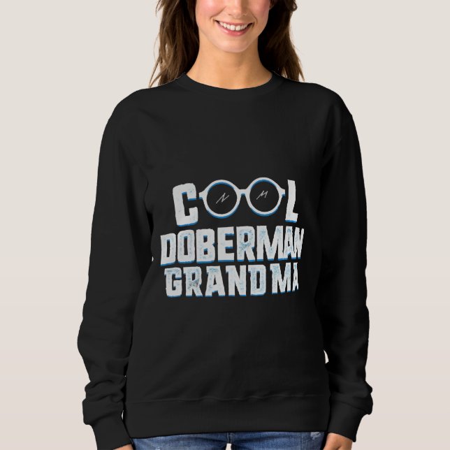 Coola Doberman Grandma Doberman Grandma T Shirt (Framsida)