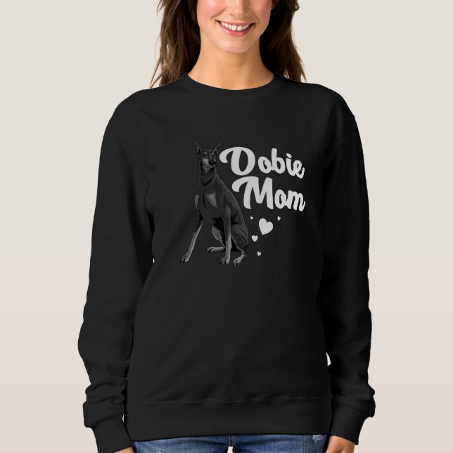 Coola Doberman Mamma Kvinnor Doberman Pinscher Dob T Shirt (Framsida)