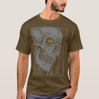 Coola Död Skull Skeleton Kortärmad T Shirt