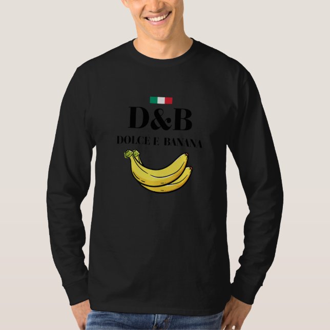 Coola Dolce e Banana den italienska versionen Grap T Shirt (Framsida)