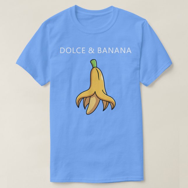 Coola Dolce och banan Fruit Älskare T-Shirt (Design framsida)