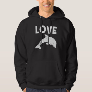 Coola Dolphin För manar Kvinnor Flalenosdofinamin Hoodie