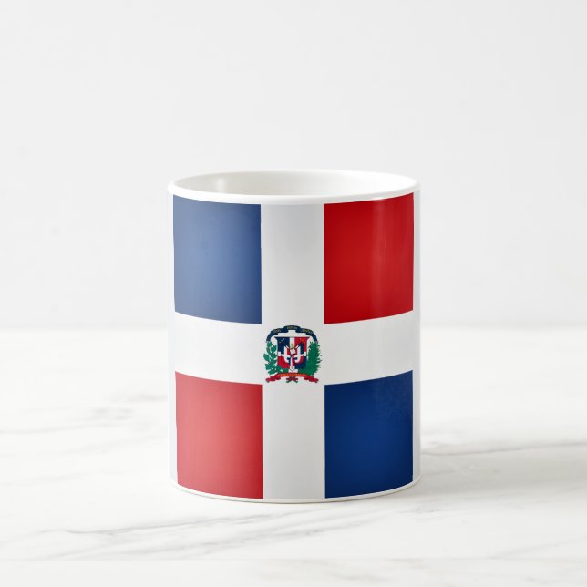 Coola Dominikanska republiken Flagga Kaffemugg (Center)