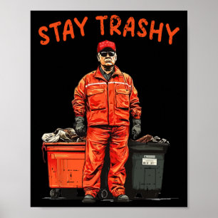 Coola Donald Trump Sopor Stanna Trashy Funny Mega Poster