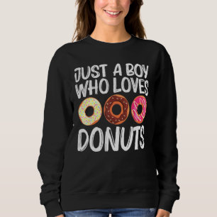 Coola Donut Art för gosse Kids Sugar Glazed Chocol T Shirt