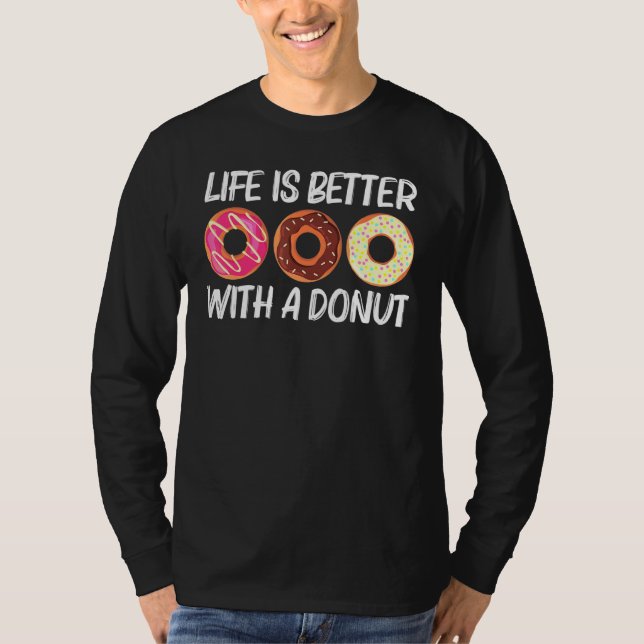 Coola Donut Art För manar kvinnor Socker Glazed Ch T Shirt (Framsida)