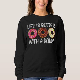 Coola Donut Art För manar kvinnor Socker Glazed Ch T Shirt