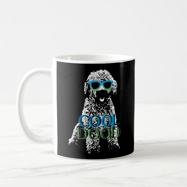 Coola Dood Funny Doodle Hund Kaffemugg (Vänster)