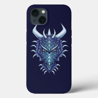 Coola Dragon Art - Lila Blue Magic Dragon Head
