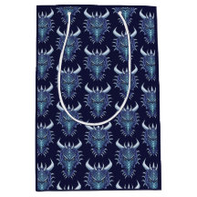 Coola Dragon Head Blue Fantasy DND Namn