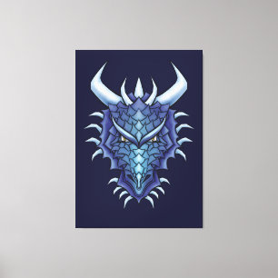Coola Dragon Head Canvastryck