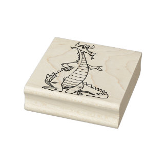Coola Dragon Rubberstamp Stämpel