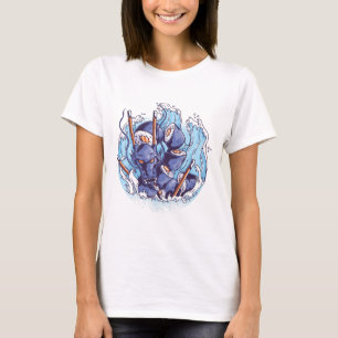Coola Dragon SUSHI Anime Graphics Manage Foodie Ar T Shirt