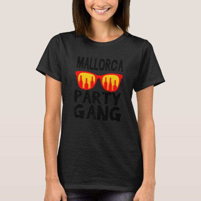 Coola Drinking Mallorca Party Alcohol Celebrate Fe T Shirt (Framsida)