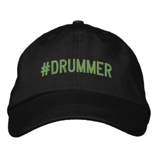 Coola #DRUMMER-trumhatt Drummer Boll Cap Broderad Keps