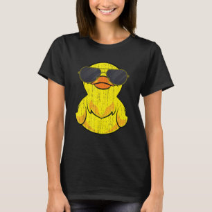 Coola Duckie Sunglasses Duckling Funny Ducky Rubbe T Shirt