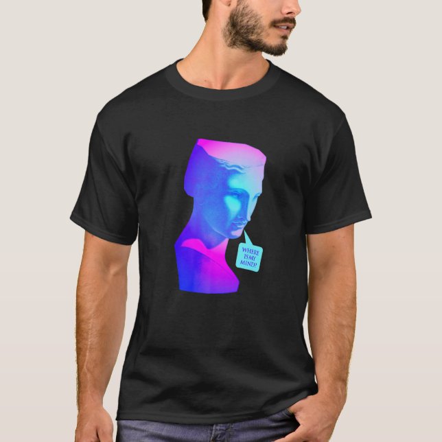 Coola Duotone effekt på klassisk grekisk skulptur T Shirt (Framsida)