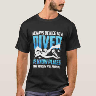 Coola Dyka För manar kvinnor Öppet Vatten D T Shirt