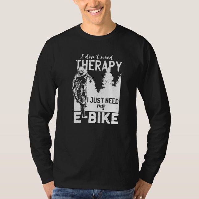 Coola E Biker Biking I BEHANDLING Bike Spor T Shirt (Framsida)