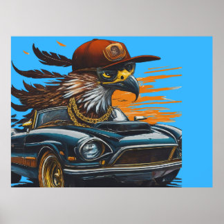 Coola Eagle Rider Poster