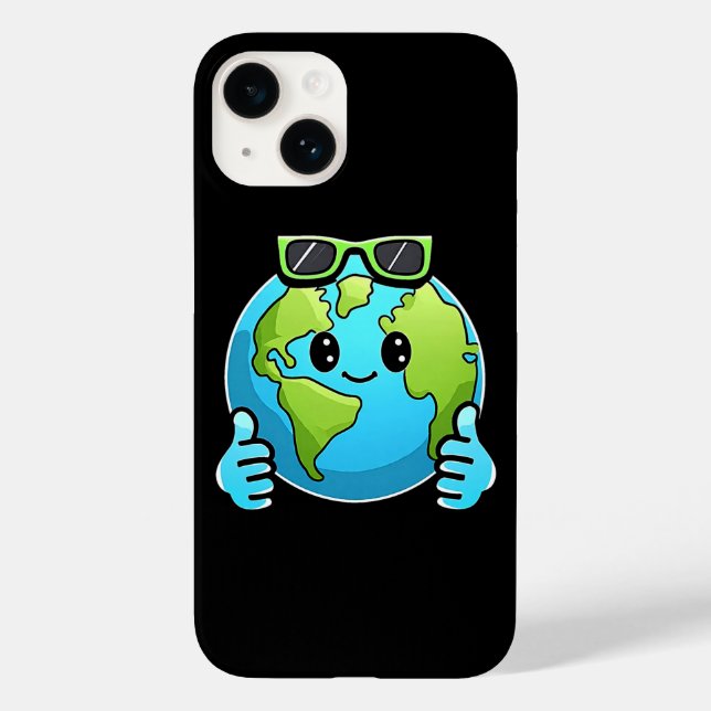Coola Earth Tecknad iPhone 14 Fodral 2025 (Baksida)