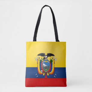 Coola Ecuador Flagga Mode Tygkasse